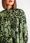 Malissa J Patterned Blouse, Green