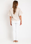 The Serafina Collection Linen Top, Beige