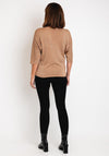 Serafina Collection One Size Fine Knit Sweater, Gold