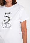 Serafina Collection No. 5 Embellished T-Shirt, White