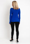 Serafina Collection Light Knit Sweater, Royal Blue