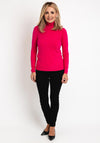 Serafina Collection Light Knit Sweater, Fuchsia