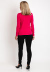 Serafina Collection Light Knit Sweater, Fuchsia