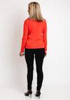 Serafina Collection Light Knit Sweater, Orange