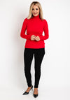 Serafina Collection Light Knit Sweater, Red