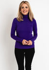 Serafina Collection Light Knit Sweater, Violet