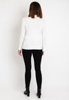 Serafina Collection Light Knit Sweater, White