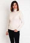 Serafina Collection Cable Knit Sweater, Cream