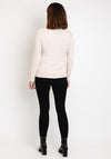 Serafina Collection Cable Knit Sweater, Cream