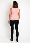 Serafina Collection Sleeveless Knitted Sweater, Pink