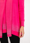 Serafina Collection Embellished Knit Sweater & Scarf Set, Pink