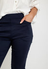 Serafina Collection Slim Leg Comfort Trouser, Navy