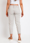 The Serafina Collection One Size Slim Crop Trouser, Beige