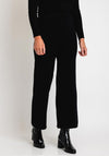 Serafina Collection Wide Leg Knit Trouser, Black