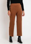 Serafina Collection Wide Leg Knit Trouser, Coffee