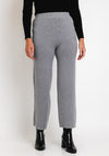 Serafina Collection Wide Leg Knit Trouser, Grey