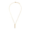 Jewellery Bar Collection Vertical Bar Pendant Necklace, Gold