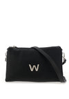 Wonders Triple Compartment Crossbody Bag, Black