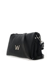 Wonders Triple Compartment Crossbody Bag, Black