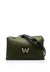 Wonders Triple Compartment Crossbody Bag, Khaki Green