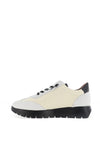 Wonders Meri Mixed Leather Trainers, White & Milk