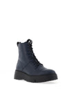 Wonders Bristol Pebbled Leather Military Boots, Night