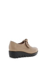 Wonders Slip On Bow Detail Shoes, Taupe