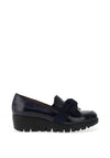 Wonders Romeo Patent Leather Loafers, Navy