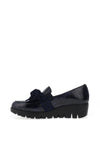 Wonders Romeo Patent Leather Loafers, Navy