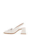 Wonders Rebeca Patent Heeled Loafers, White