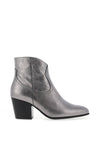 Wonders Cane Metallic Leather Cowboy Boot, Lead