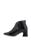 Wonders Eliot Distressed Look Patent Leather Heeled Boots, Black