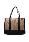 Xti Colour Block Tote Bag, Taupe