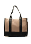 Xti Colour Block Tote Bag, Taupe