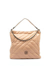 Xti Chain Detail Tote Bag, Beige