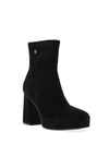 Xti Platform Block Heel Boots, Black