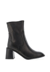 Xti Square Toe Block Heel Boots, Black