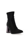 Xti Embellished Block Heeled Ankle Boots, Black