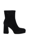 Xti Platform Block Heel Boots, Black