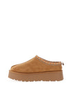 Xti Faux Fur Platform Slip On Shoe, Camel