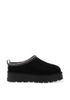 Xti Faux Fur Platform Slip On Shoe, Black