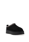 Xti Faux Fur Platform Slip On Shoe, Black