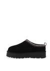 Xti Faux Fur Platform Slip On Shoe, Black