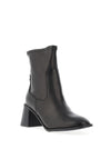 Xti Square Toe Block Heel Boots, Black