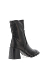 Xti Square Toe Block Heel Boots, Black