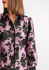 Y.A.S Tinka Jacquard Floral Shirt Dress, Orchid Hazel