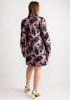 Y.A.S Tinka Jacquard Floral Shirt Dress, Orchid Hazel