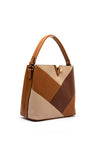 Zen Collection Bee Colour Block Grab Bag, Brown