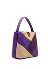 Zen Collection Bee Colour Block Grab Bag, Purple