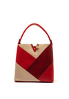 Zen Collection Bee Colour Block Grab Bag, Red